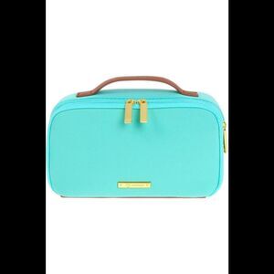 Joy CleanBoss World Traveler Accordion Style Toiletry Bag Aqua Sky